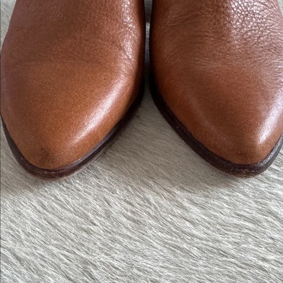 Dolce Vita Tan Leather Heeled Mules sz 9 EUC - Picture 5 of 8